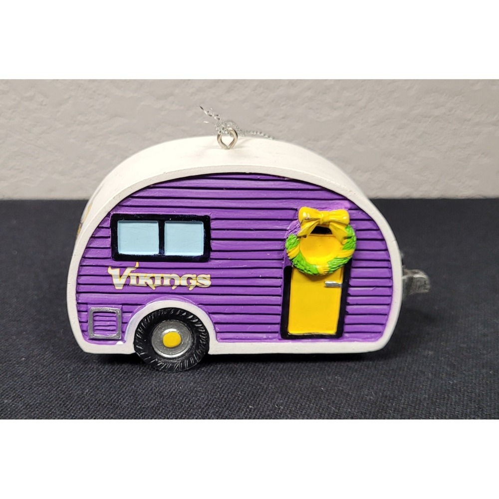 FOCO NFL Minnesota Vikings Camper Christmas Ornament